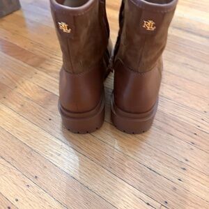 Brand new never worn Ralph Lauren suede booties